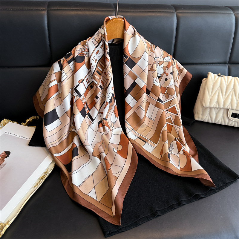 Silk Scarf Square - 2026 New Square Twill Silk Scarf