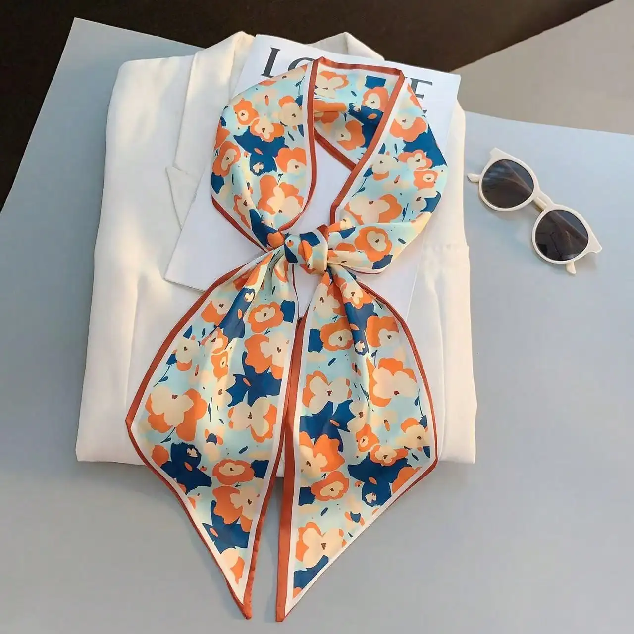 Women's Spring/Summer Casual F - đánh giá và giá Silk Scarf Square