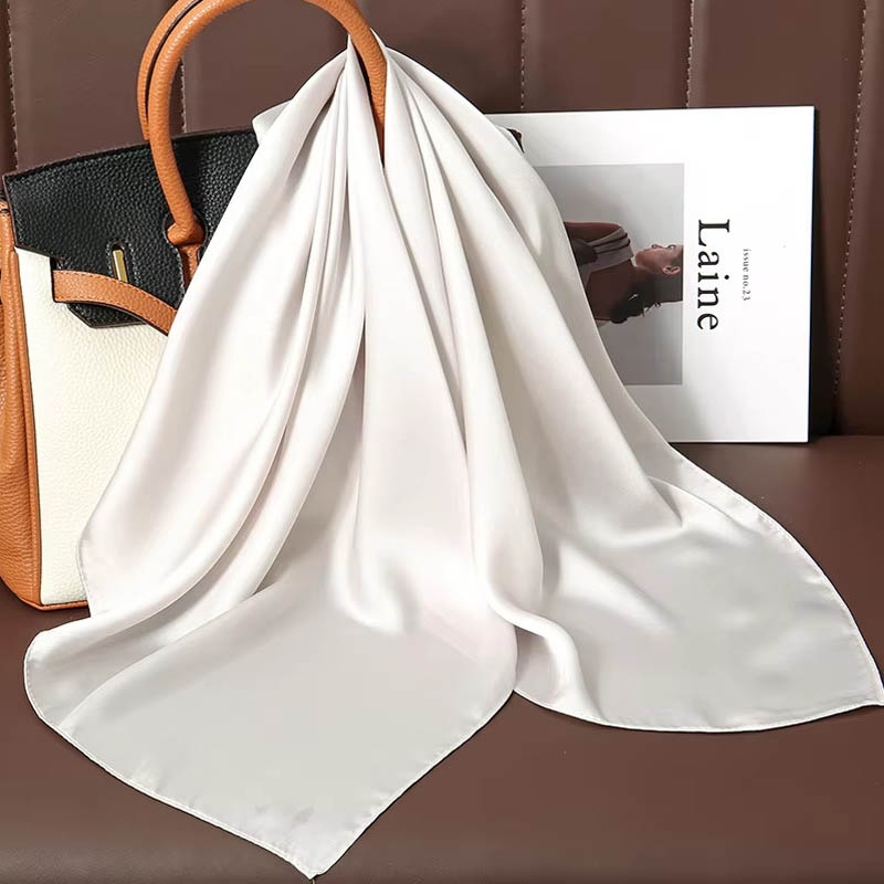 Luxury Solid Color Silk Square - đánh giá và giá Silk Scarf Square
