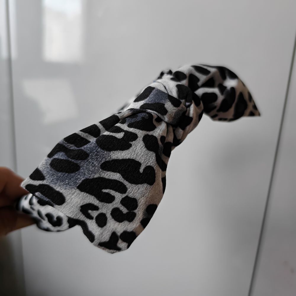 Leopard Print Headband with A  - đánh giá và giá Women Accessories Sale