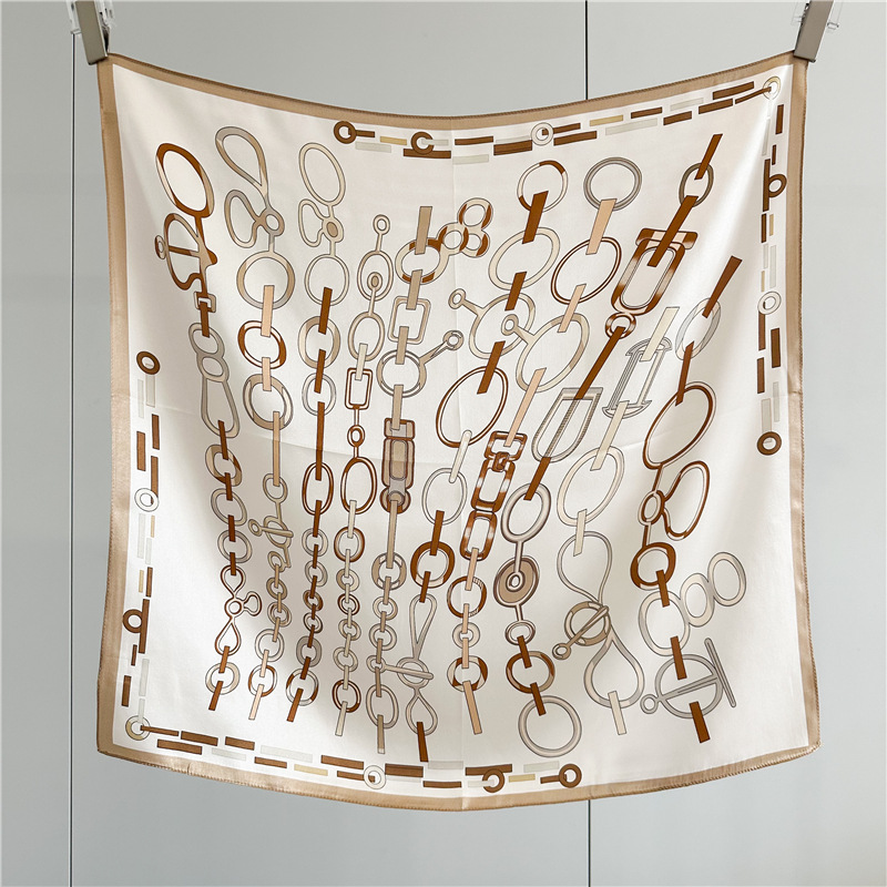 Summer Silk Small Scarf Women  - đánh giá và giá Silk Scarf Square