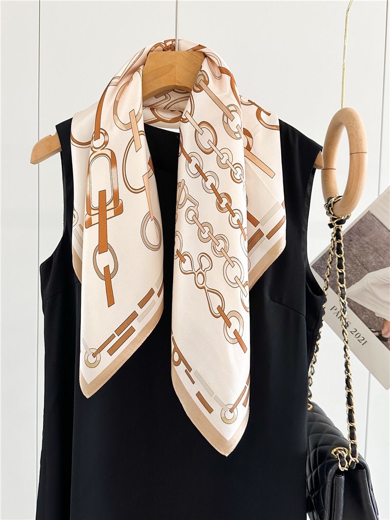 Summer Silk Small Scarf Women  - đánh giá và giá Silk Scarf Square
