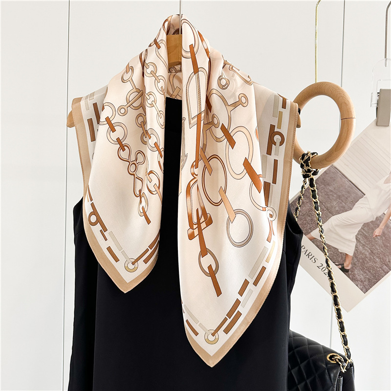 Summer Silk Small Scarf Women  - đánh giá và giá Silk Scarf Square