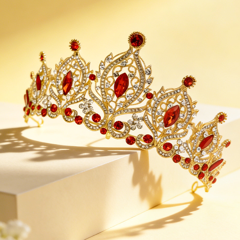 Zinc Alloy Rhinestone Baroque  - đánh giá và giá Women'S Red Accessories