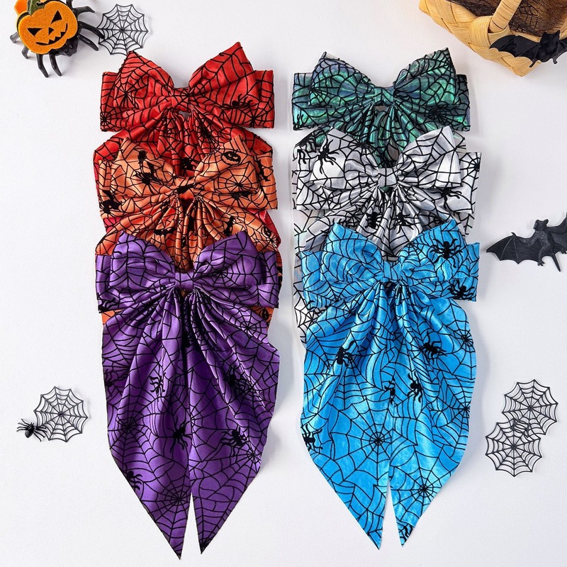Halloween Spider Web Bow Hair  - đánh giá và giá Women'S Emo Accessories